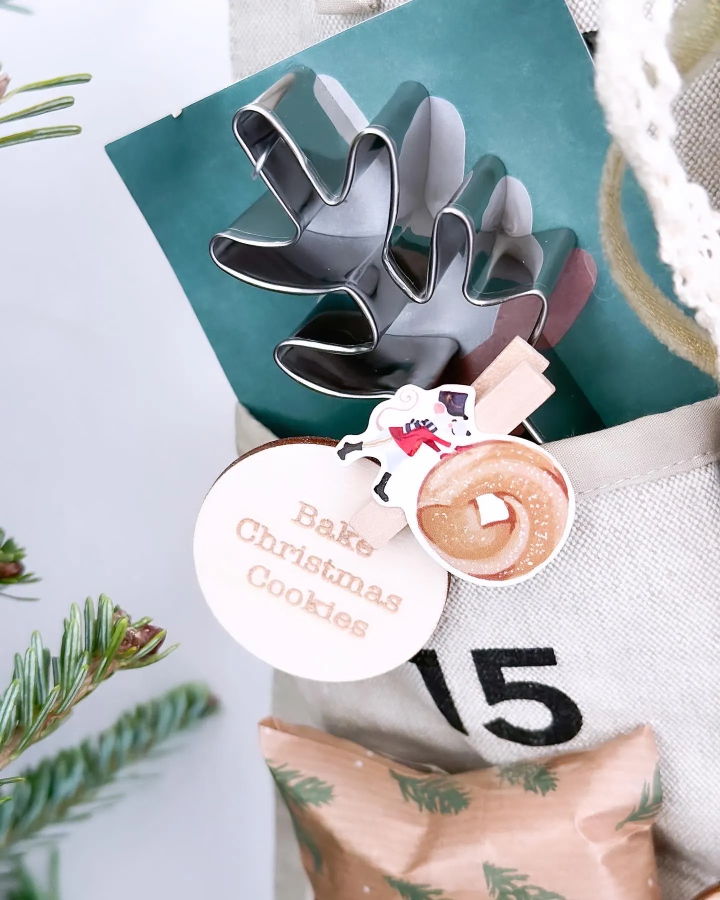 Christmas Advent Calendar Activity Tokens alternate view
