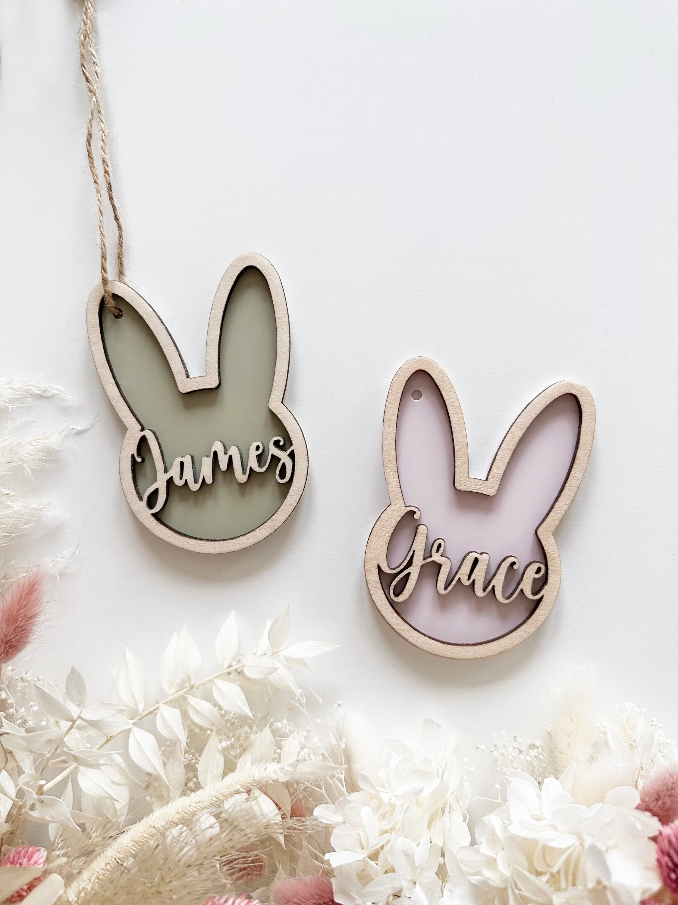 Easter Bunny Basket Tag