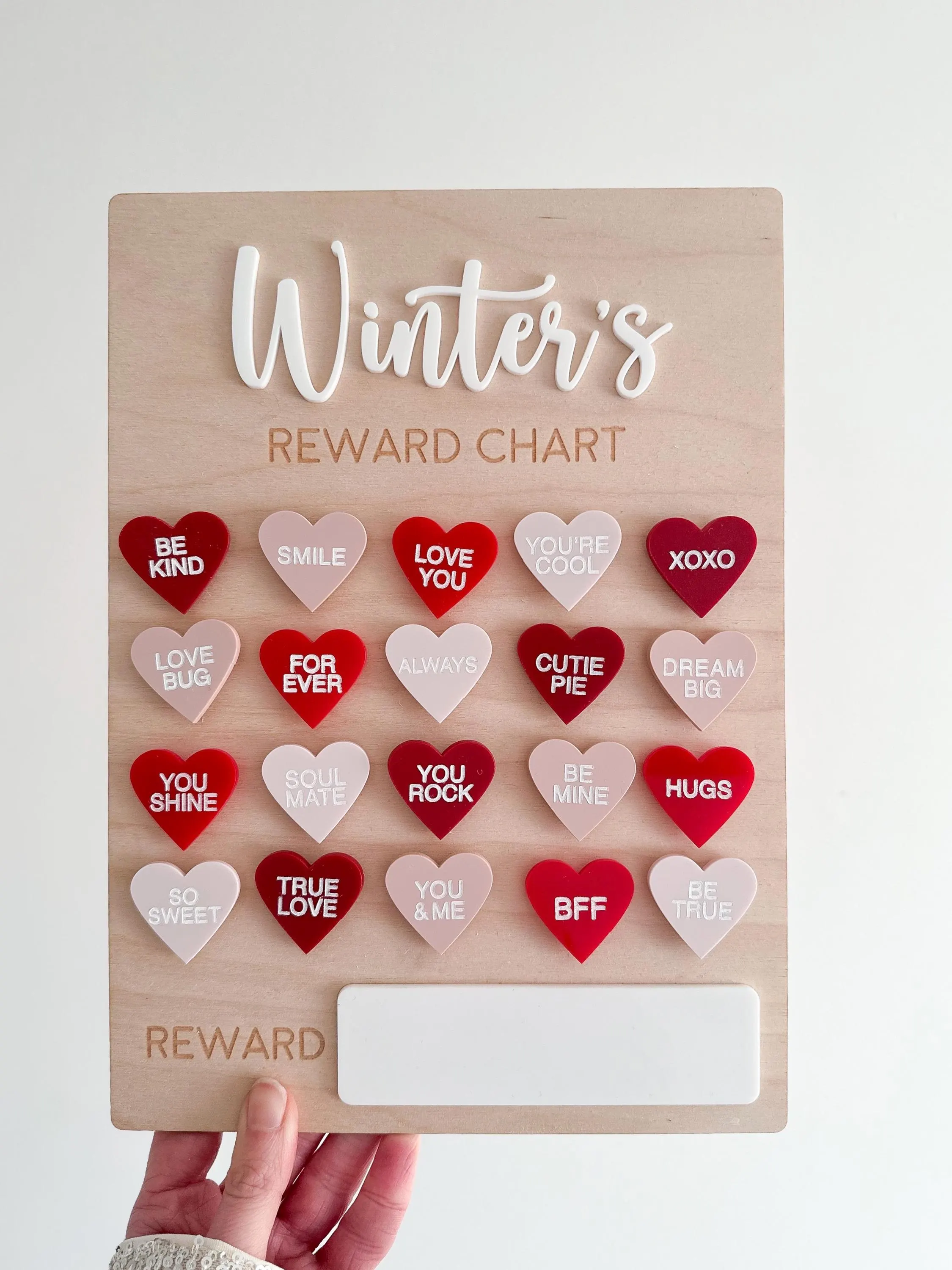 Valentine Shapes Reward Chart image 5