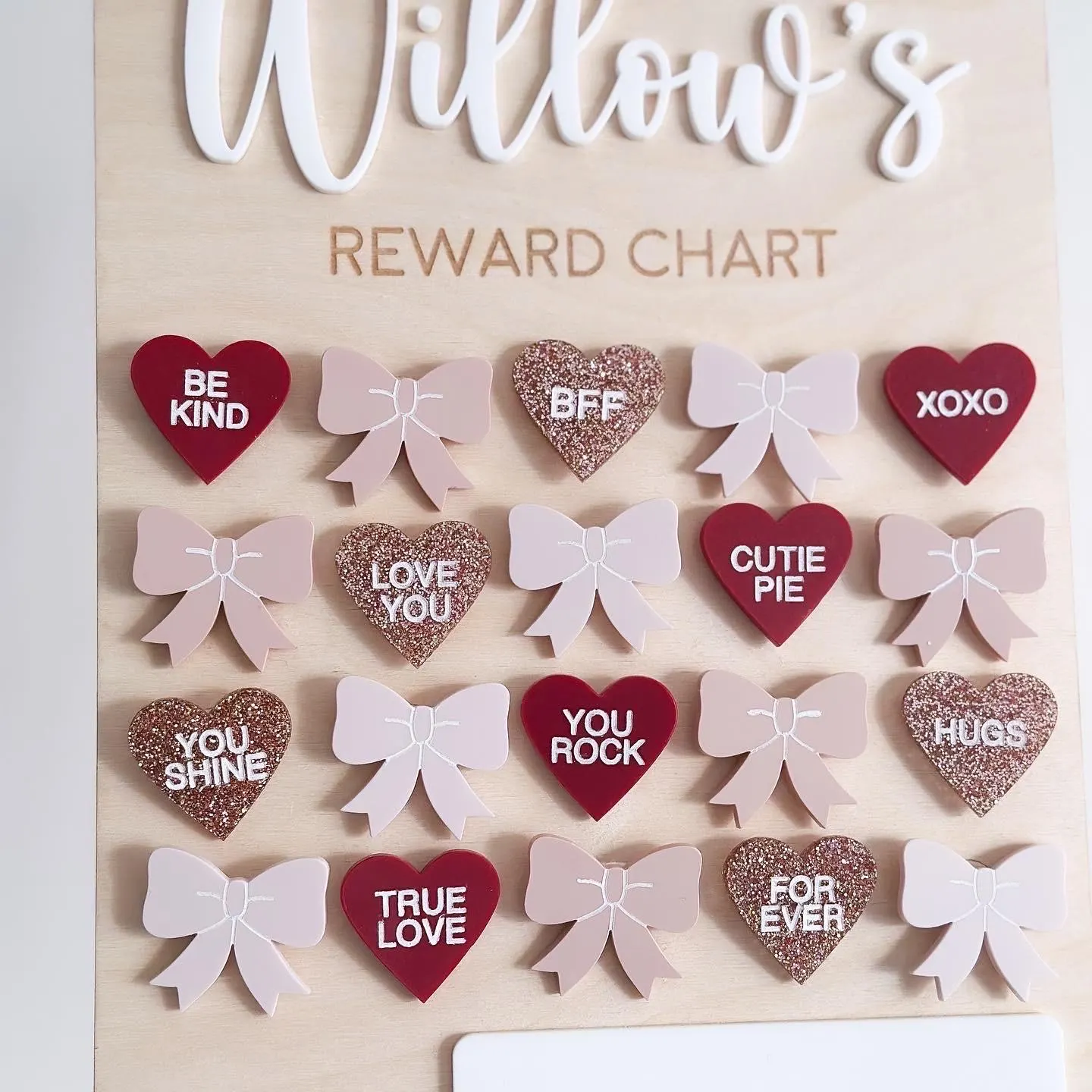 Valentine Shapes Reward Chart image 4
