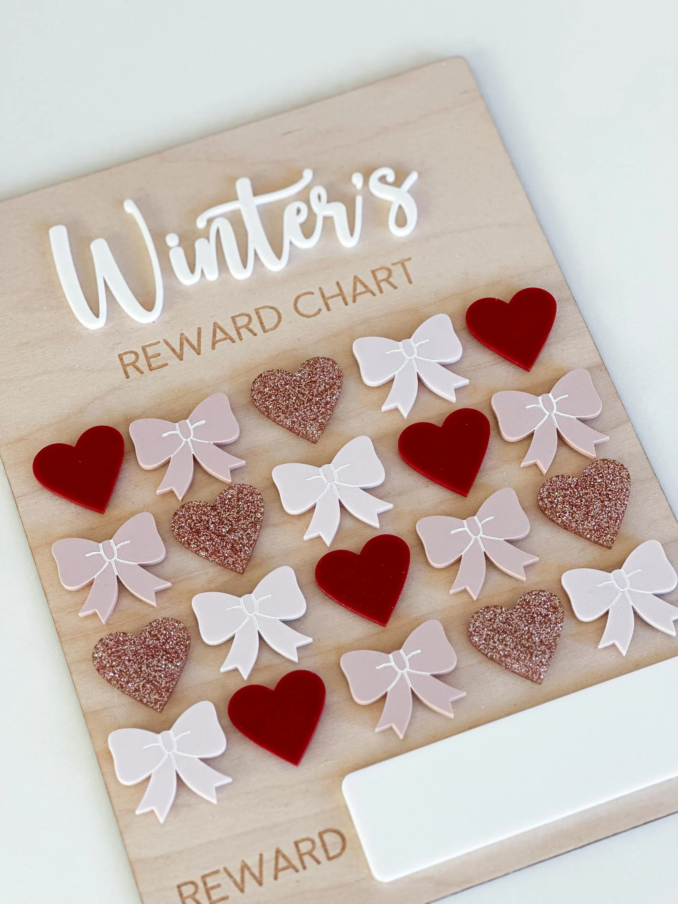 Valentine Shapes Reward Chart image 7