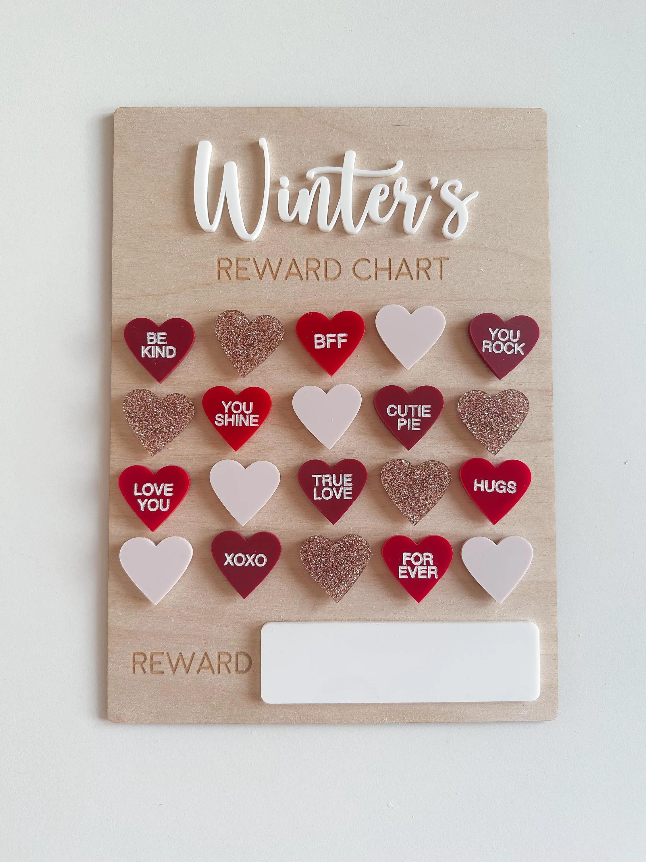 Valentine Shapes Reward Chart image 6