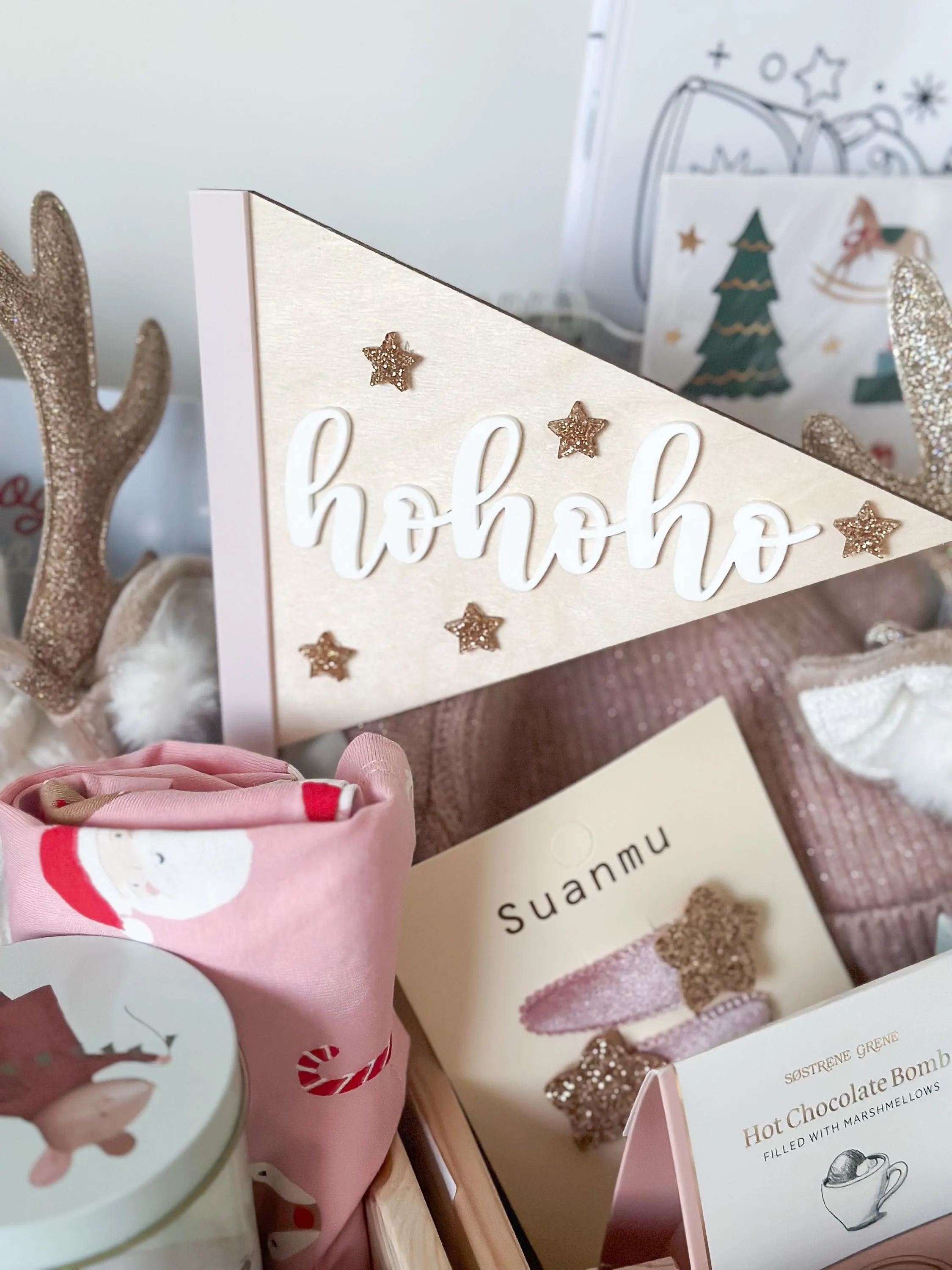 Hohoho Christmas Pennant Flag