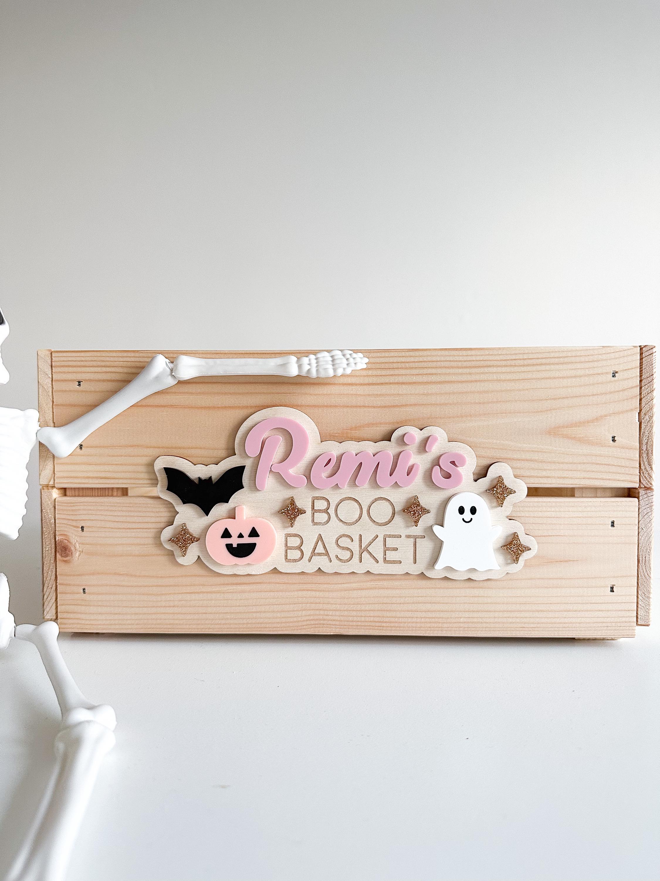 Interchangeable Personalised Halloween Crate image 9