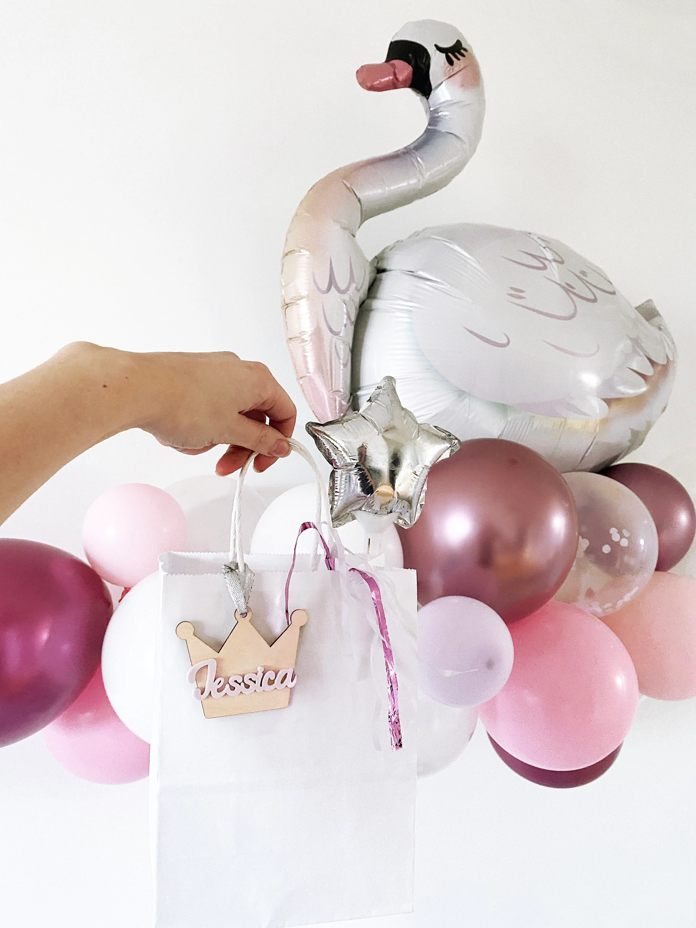 Personalised Princess Crown Name Tags