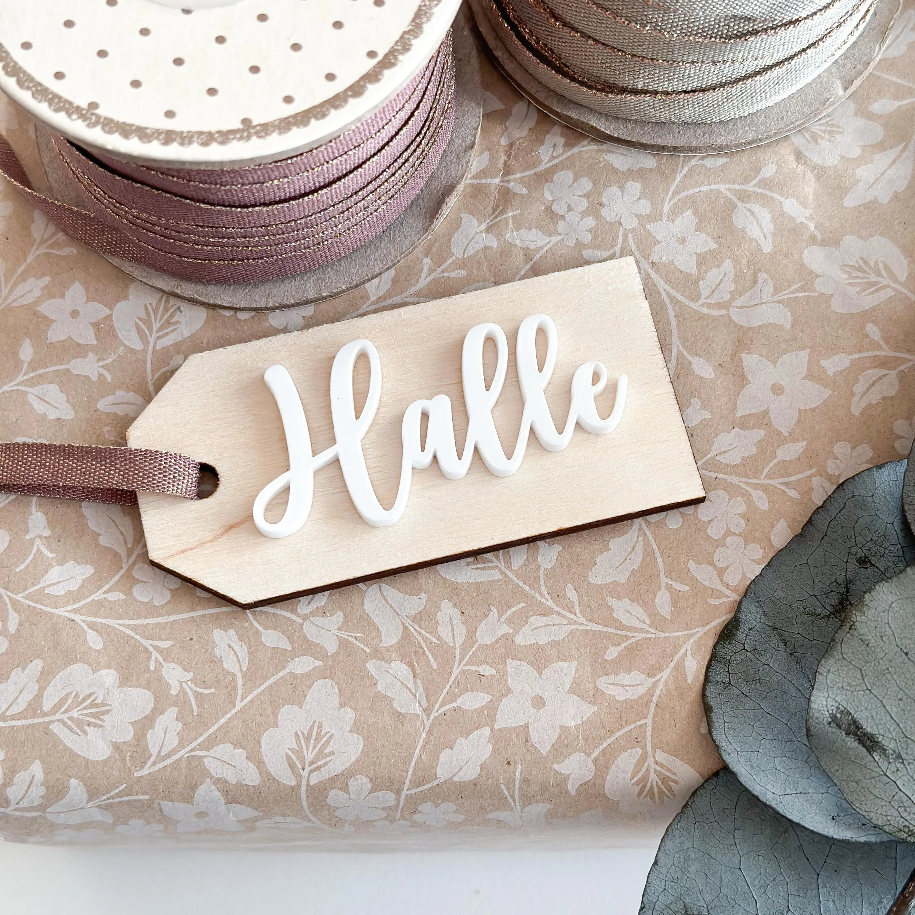 Personalised Traditional Christmas Gift Tag/ Luggage Tag