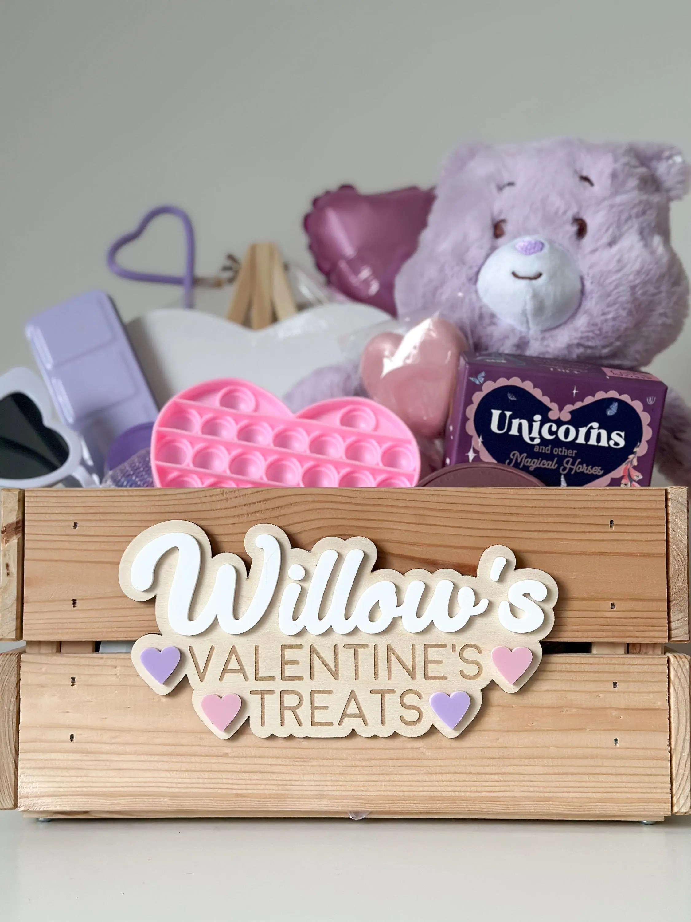 Personalised Valentines Crate Label image 3