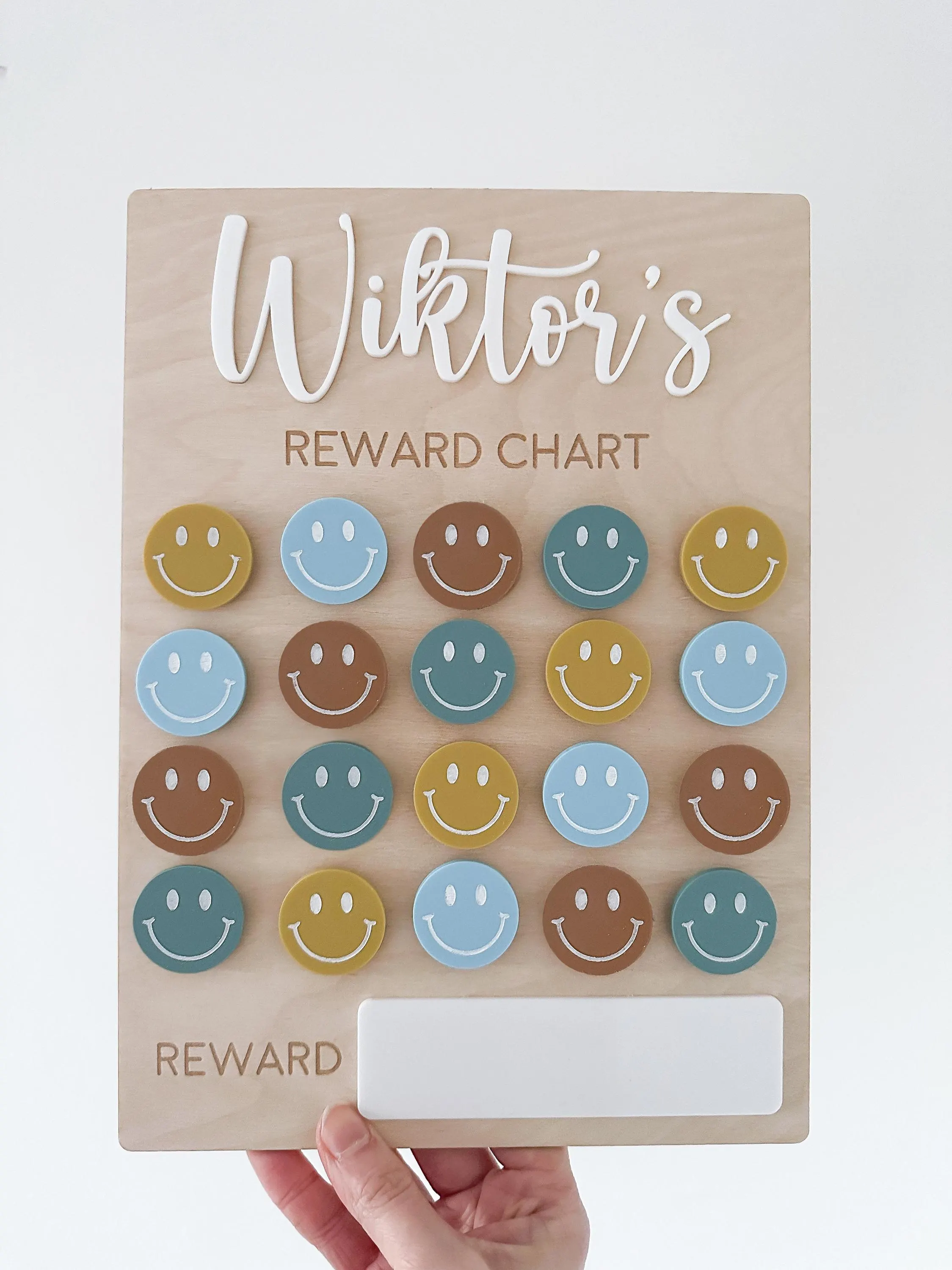 Personalised Smiley Face Reward Chart