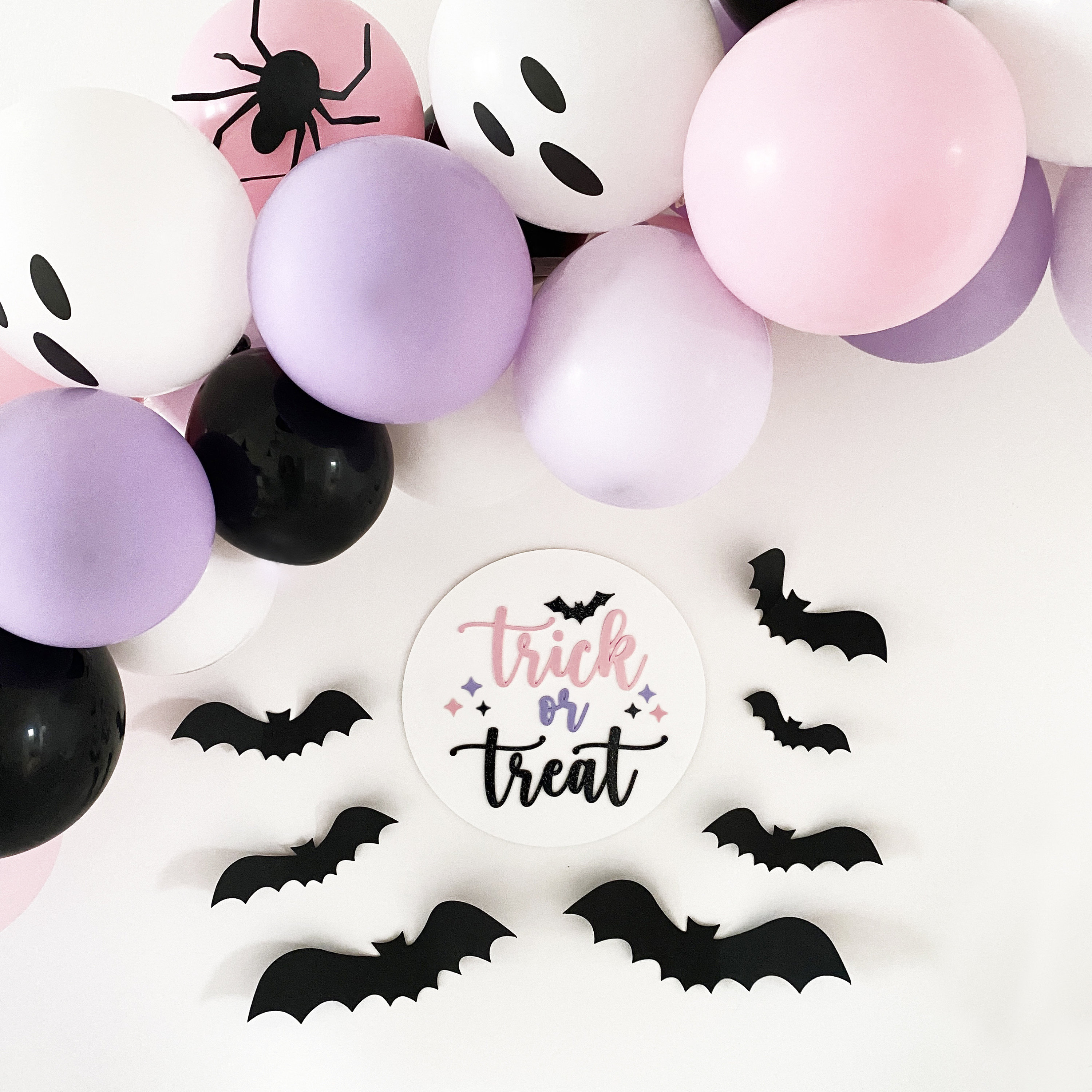 Trick or Treat Large Pastel Halloween Wall Sign image 3